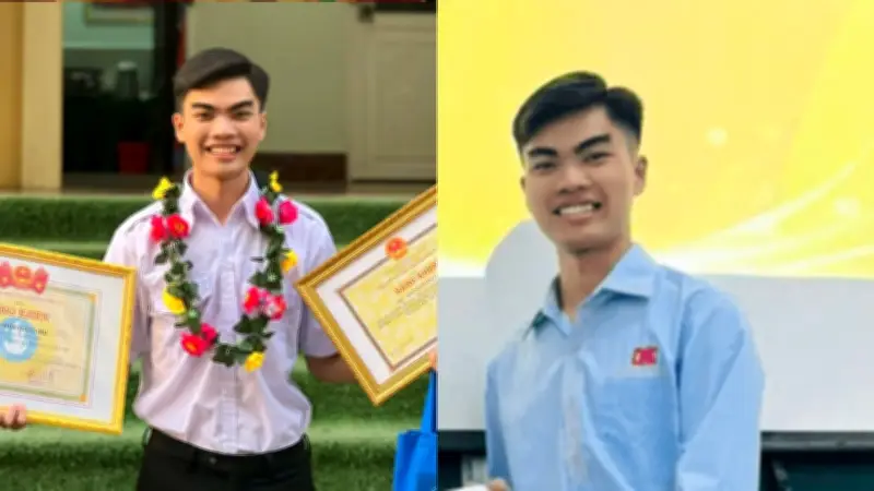 Sinh viên y khoa Huỳnh Hoàng Thái: Từ áo blouse trắng đến lời thề dưới cờ Đảng