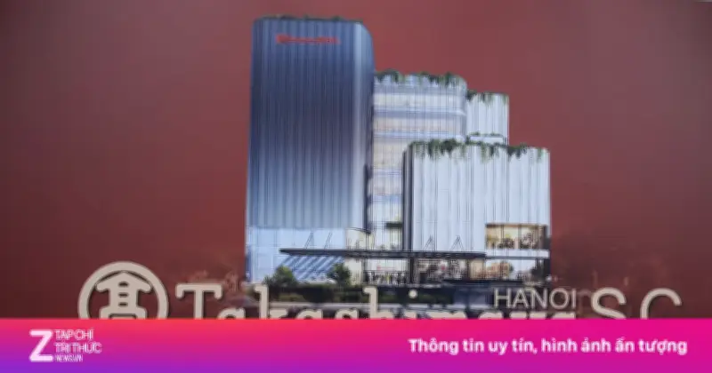 Takashimaya xây trung tâm thương mại cao cấp tại khu đô thị Tây Hồ Tây, Hà Nội