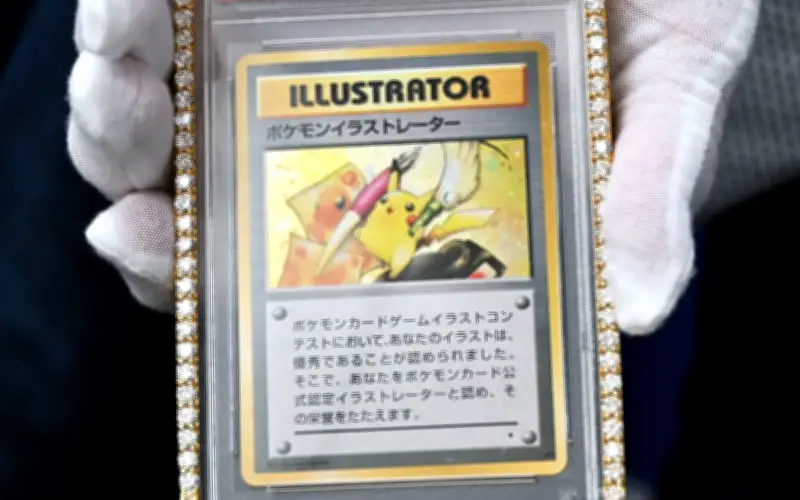 Thẻ Pokemon Pikachu và vòng kim cương lập kỷ lục đấu giá 16,5 triệu USD