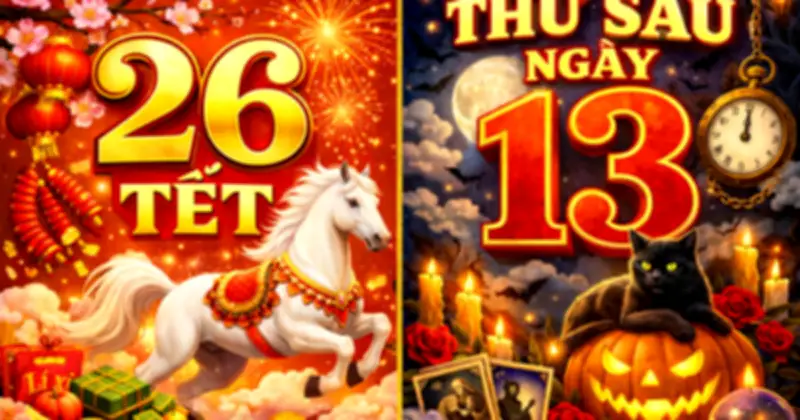 Thứ Sáu Ngày 13 Trùng Ngày 26 Tết: Nỗi Sợ Mê Tín Và Lịch Pháp Đặc Biệt Năm 2026