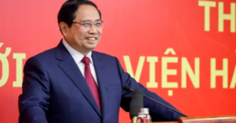 Thủ tướng nhấn mạnh vai trò chiến lược của năng lực quản trị quốc gia trong kỷ nguyên mới