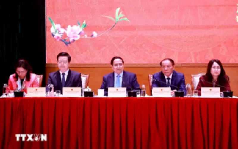 Thủ tướng Phạm Minh Chính chúc Tết và làm việc với Bộ Văn hóa, Thể thao và Du lịch