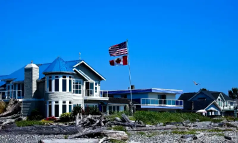 Thị trấn Mỹ trong lòng Canada: Cuộc sống yên bình bị sóng gió chính trị đe dọa