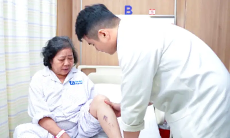 Thay khớp gối thành công cho bệnh nhân thoái hóa nặng tại Tâm Anh Quận 7