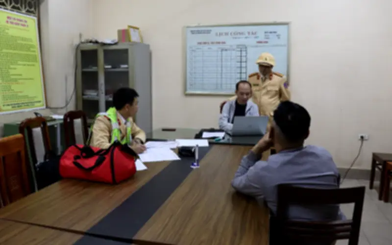 Thái Nguyên xử lý lái xe vi phạm nồng độ cồn và trộm cắp phương tiện vi phạm