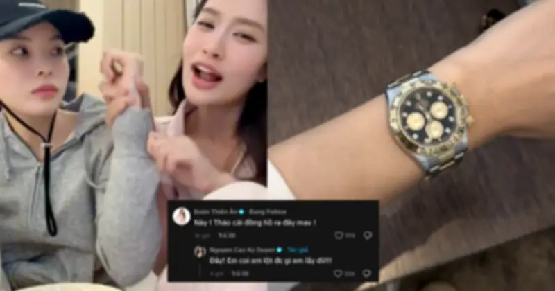 Thiên Ân Công Khai Đòi 'Lột' Đồng Hồ Rolex Gần Tỷ Của Kỳ Duyên Trên TikTok