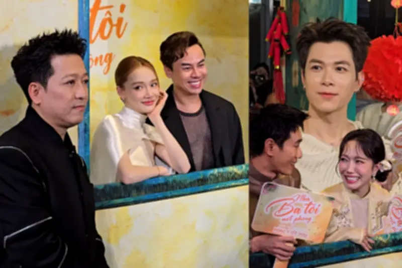 Thảm Đỏ 'Nhà Ba Tôi Một Phòng' Rộn Ràng Với Những Tình Huống Hài Hước Và Bất Ngờ