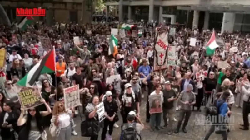 Hàng Nghìn Người Australia Biểu Tình Phản Đối Tổng Thống Israel Herzog