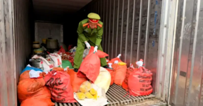 Thu giữ gần 2 tấn riềng xay trộn hóa chất có nguy cơ gây ung thư