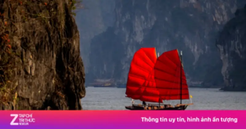 Thuyền Buồm Đỏ Ba Vách Trên Vịnh Hạ Long Tạm Dừng Hoạt Động Để Hoàn Thiện Thủ Tục
