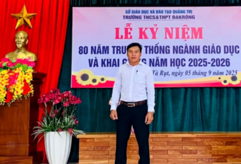 Thầy giáo Quảng Trị dũng cảm lao xuống dòng nước xiết cứu người gặp nạn