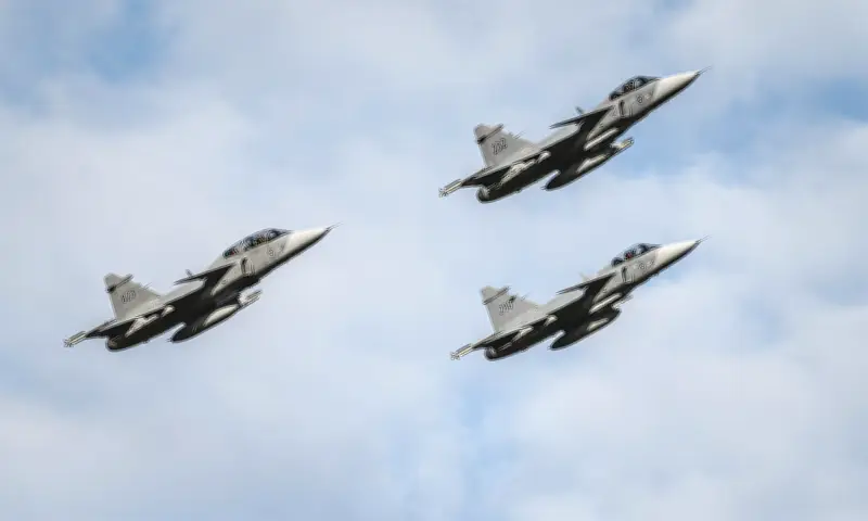 Thụy Điển Triển Khai Tiêm Kích Gripen Tuần Tra Quanh Greenland Trong Chiến Dịch NATO