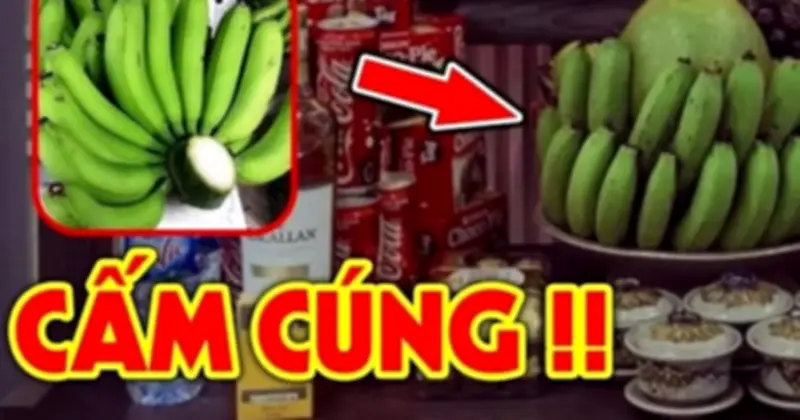 Tại sao không nên ghép hai nải chuối trên mâm ngũ quả ngày Tết?