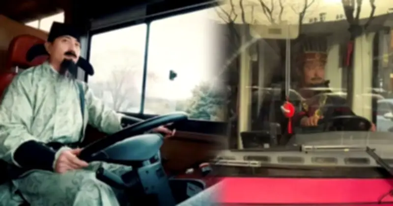 Tài xế hóa thân thành Tần Thủy Hoàng, Lý Bạch để hút khách xe buýt dịp Tết 2026