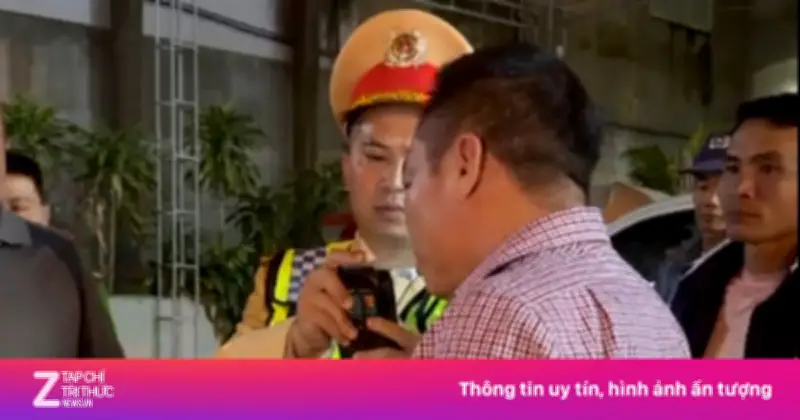 Tài xế thách thức CSGT khi bị kiểm tra nồng độ cồn, bị phạt nặng