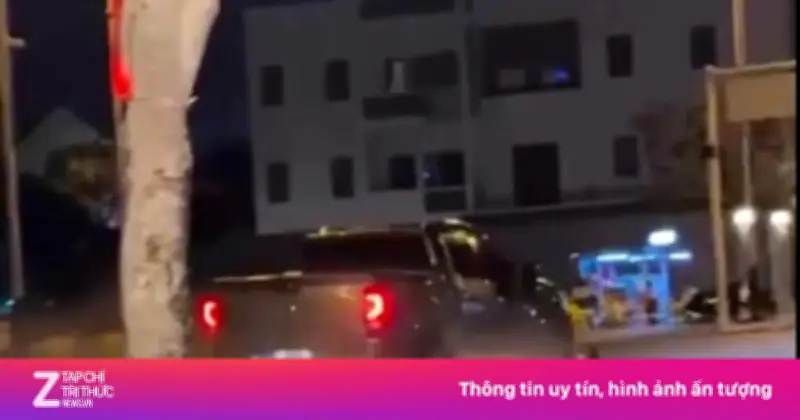 Tài xế xe bán tải Lâm Đồng bị tạm giữ sau vụ kéo lê xe máy 1 km khiến một người tử vong