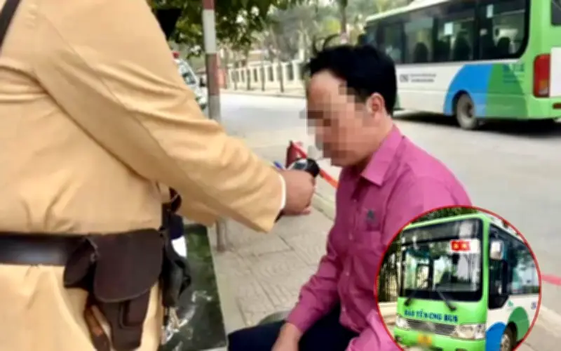 Tài xế xe buýt Hà Nội vi phạm nồng độ cồn ngày mùng 1 Tết