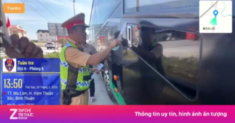 Tài Xế Xe Khách 36 Chỗ Bị Phạt Hơn 100 Triệu Đồng Trên Cao Tốc Phan Thiết - Vĩnh Hảo