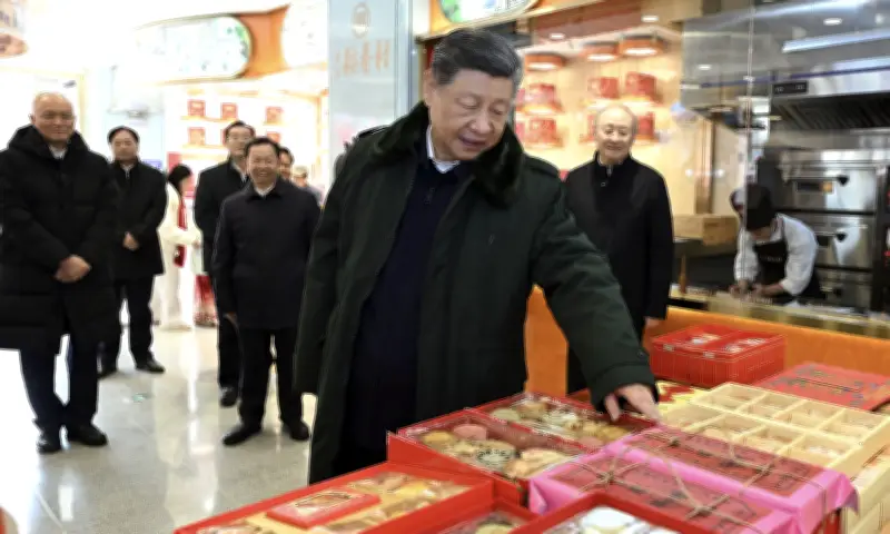 Tiệm bánh Bắc Kinh chật kín khách sau chuyến thăm chúc Tết của Chủ tịch Tập Cận Bình