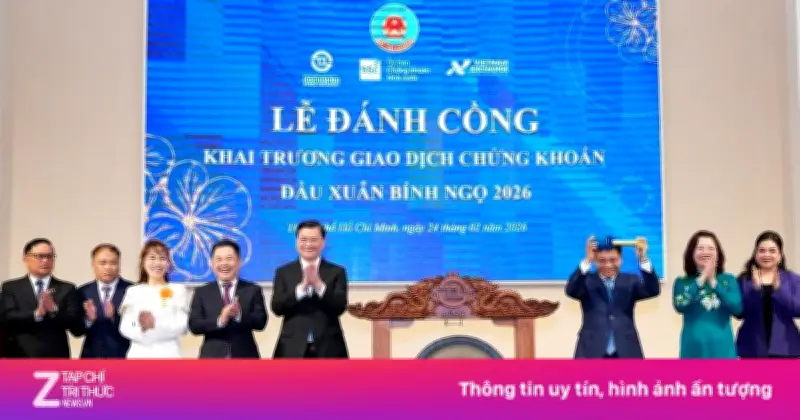 Tiếng Cồng Khai Xuân Tại HOSE: Thị Trường Chứng Khoán Khởi Sắc Với Kỳ Vọng Nâng Hạng
