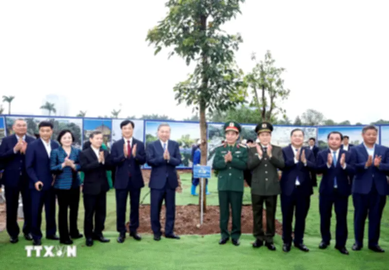 Tổng Bí thư Dương Lâm Phát động Tết trồng cây, ghi nhớ lời Bác Hồ dạy