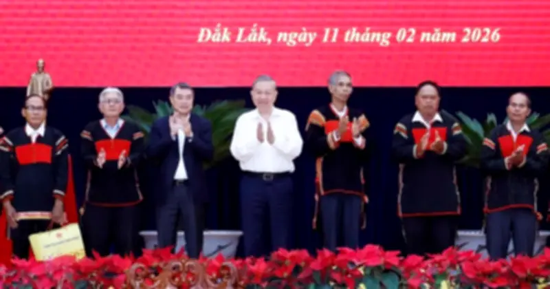 Tổng Bí thư Tô Lâm chỉ đạo Đắk Lắk tạo chuyển biến thực chất, phát triển bền vững