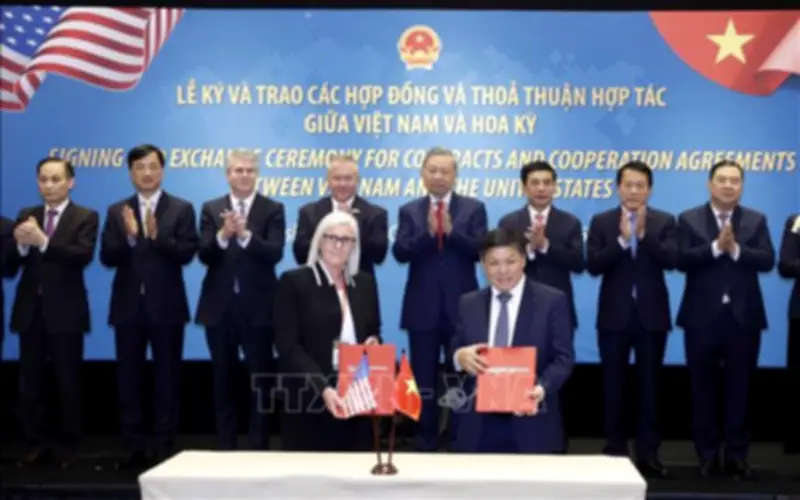 Tổng Bí thư Tô Lâm chứng kiến ký kết hợp đồng tỷ đô giữa Việt Nam và Hoa Kỳ
