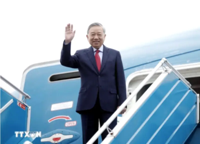 Tổng Bí thư Tô Lâm dẫn đầu đoàn cấp cao Việt Nam công tác tại Mỹ