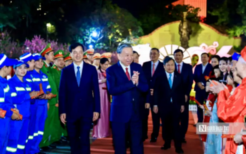 Tổng Bí thư Tô Lâm dâng hương tưởng nhớ Vua Lý Thái Tổ trước thềm Xuân Bính Ngọ