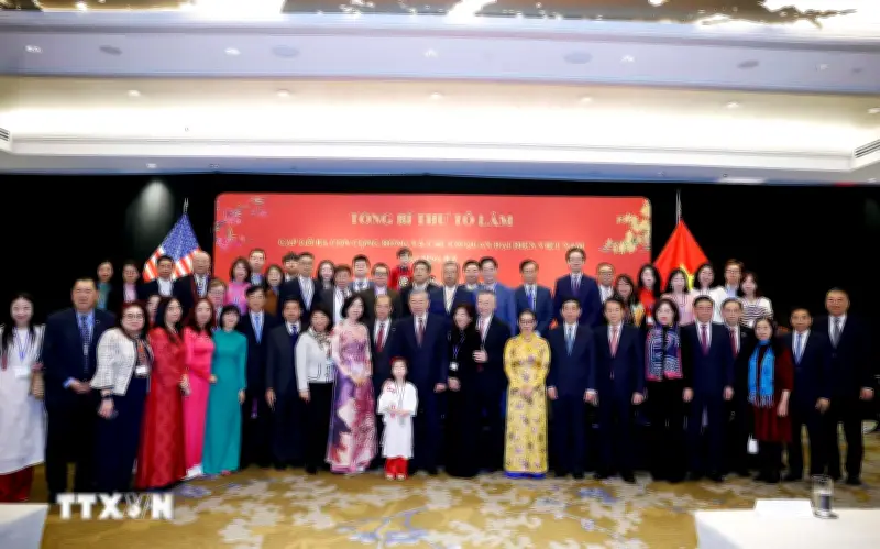 Tổng Bí thư Tô Lâm gặp gỡ bà con cộng đồng người Việt tại Hoa Kỳ