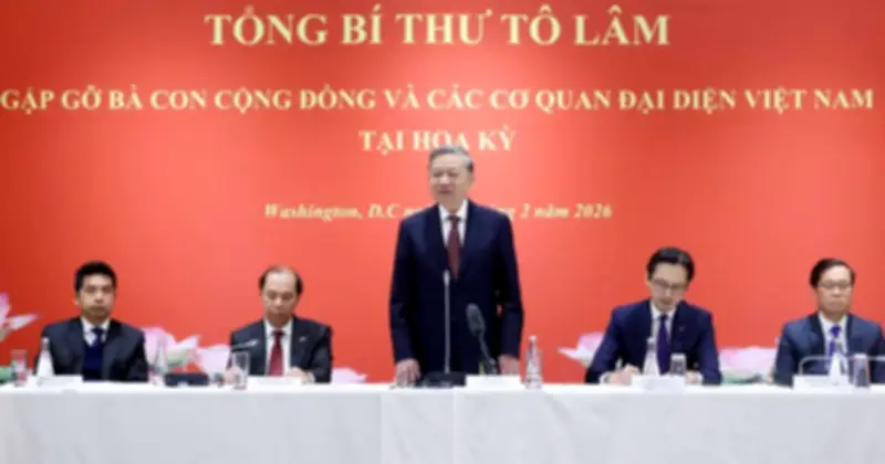 Tổng Bí thư Tô Lâm gặp gỡ cộng đồng người Việt tại Mỹ, khẳng định vai trò quan trọng