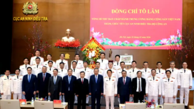 Tổng Bí thư Tô Lâm thăm và chúc Tết Cục An ninh điều tra Bộ Công an