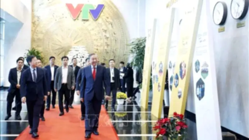 Tổng Bí thư Tô Lâm thăm và chúc Tết Đài Truyền hình Việt Nam, đánh giá cao vai trò thông tin tuyên truyền