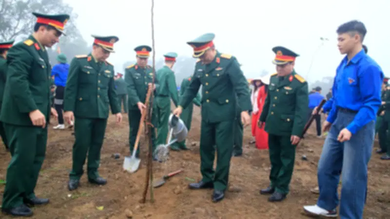 Tổng cục Hậu cần-Kỹ thuật phát động Tết trồng cây năm 2026 với mục tiêu trồng 206.000 cây