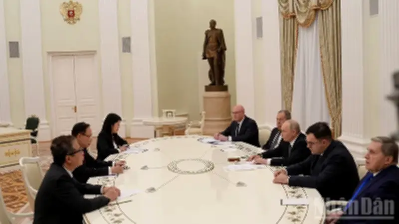 Tổng thống Putin tiếp Đặc phái viên Tổng Bí thư Tô Lâm, củng cố quan hệ chiến lược Việt-Nga