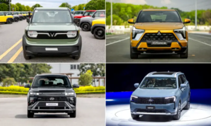 Top 10 xe gầm cao bán chạy nhất tháng 1: Toyota Vios dẫn đầu