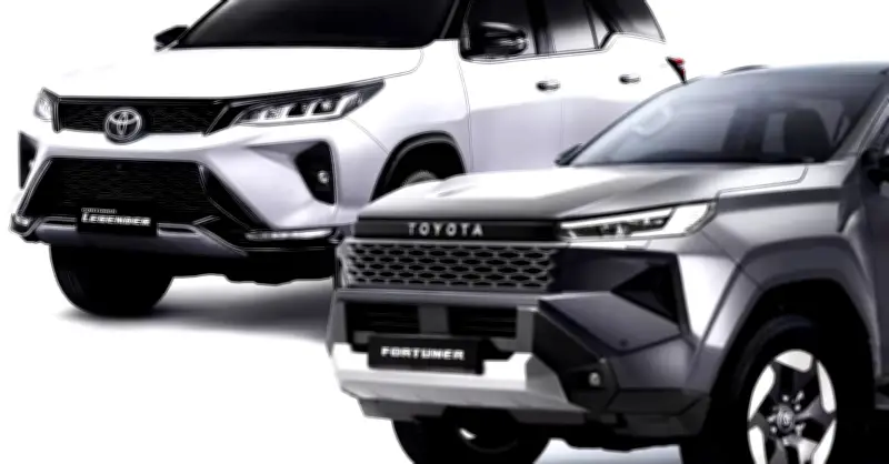 Toyota Fortuner Mới Lộ Diện: Thiết Kế Cảm Hứng Từ Bản Tải Hilux