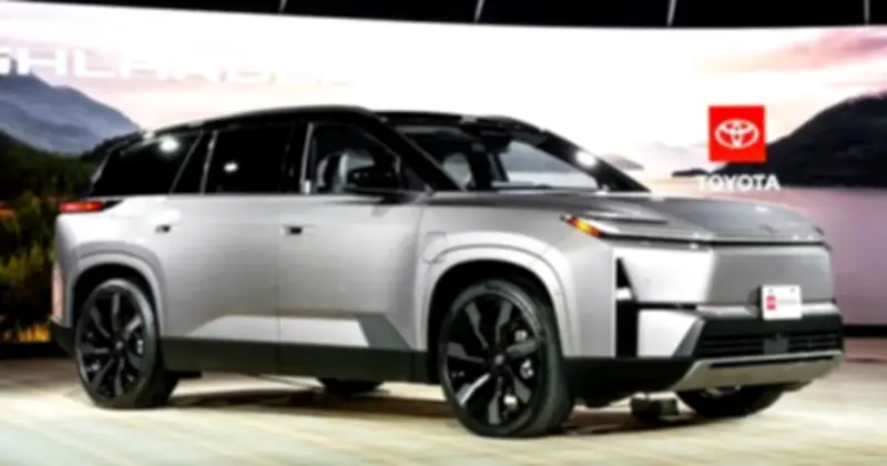 Toyota Highlander 2027 chuyển thuần điện, lột xác thiết kế và công nghệ