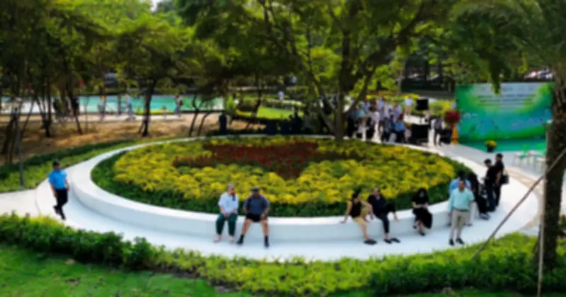 TP.HCM biến đất vàng bỏ hoang thành công viên, vườn hoa phục vụ cộng đồng