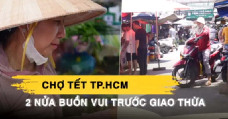 TP.HCM: Chợ Tết tấp nập ngày 29 Tết, tiểu thương chia hai nửa buồn vui trước giờ giao thừa
