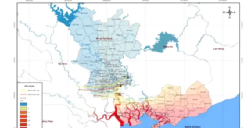 TP.HCM đối mặt với đợt xâm nhập mặn nghiêm trọng do triều cường và gió mạnh