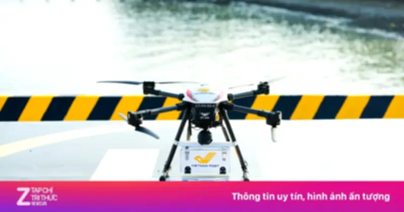 TP.HCM Khai Trương Tuyến Giao Hàng Vượt Biển Bằng UAV, Rút Ngắn Thời Gian 6 Lần