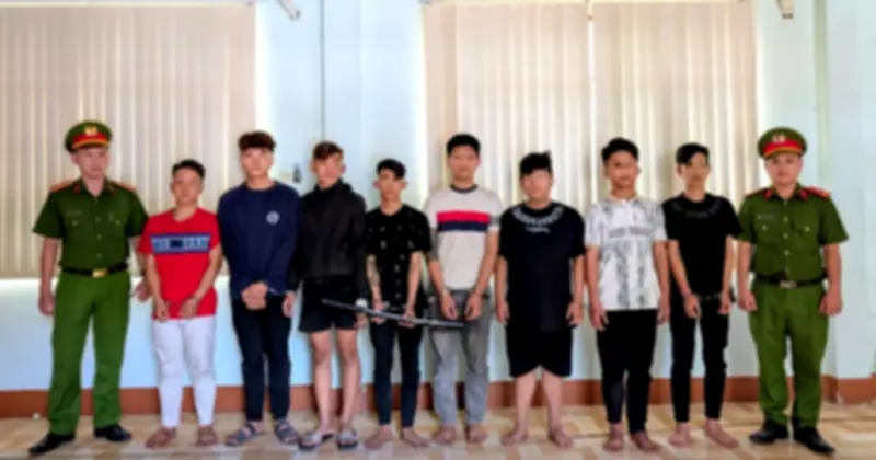 TP.HCM: Khởi tố 8 thanh niên cướp tài sản, dùng dao tự chế tấn công nạn nhân