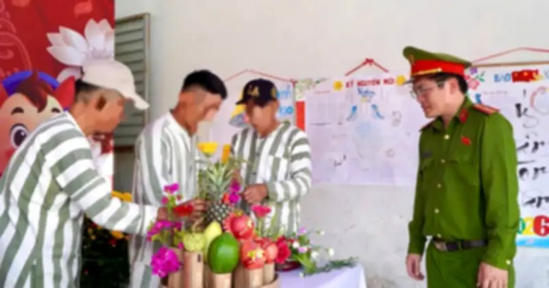 Trại giam Đà Nẵng tổ chức chiều tất niên ấm áp, thắp lên hy vọng hoàn lương cho phạm nhân