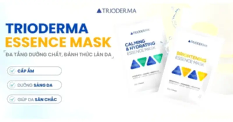 Mặt nạ Trioderma: Bí quyết dưỡng da chuẩn quốc tế, giá hợp lý cho làn da Việt