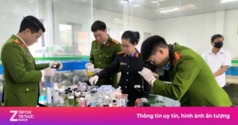 Triệt phá đường dây sản xuất thực phẩm chức năng giả quy mô lớn tại Bắc Ninh