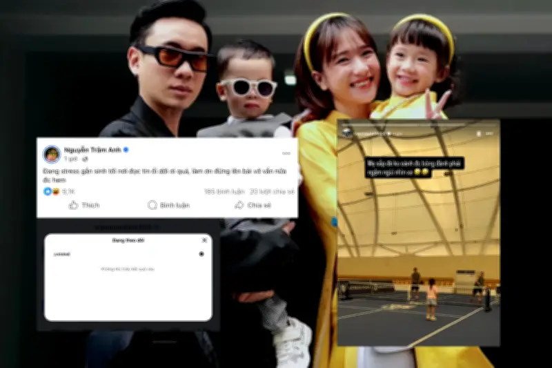 Trâm Anh - JustaTee gây xôn xao khi xóa ảnh chung, cô xác nhận stress gần sinh