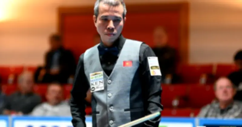 Trần Quyết Chiến lội ngược dòng ngoạn mục, đánh bại Martin Horn tại giải billiards thế giới