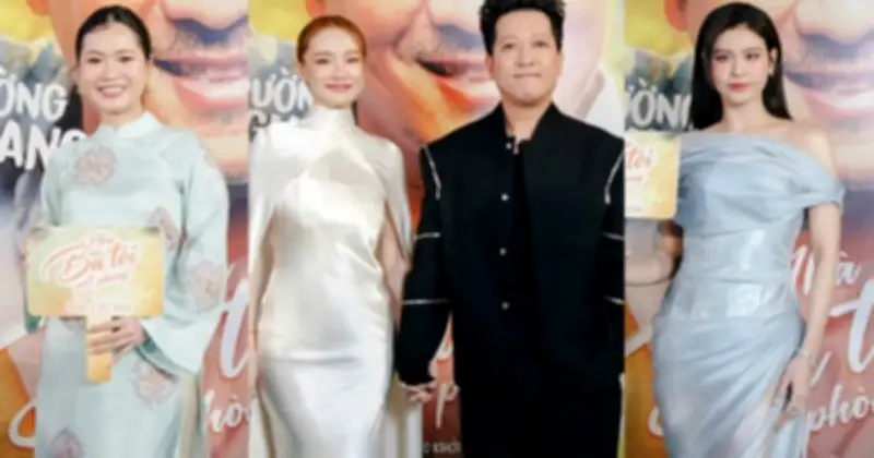 Trường Giang tái xuất điện ảnh với 'Nhà ba tôi một phòng', dàn sao Việt rạng rỡ trên thảm đỏ