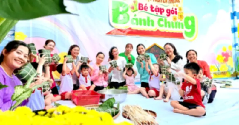 Trường mầm non 19/5 TP.HCM nghỉ Tết sau chuỗi hoạt động đón Xuân Bính Ngọ ý nghĩa